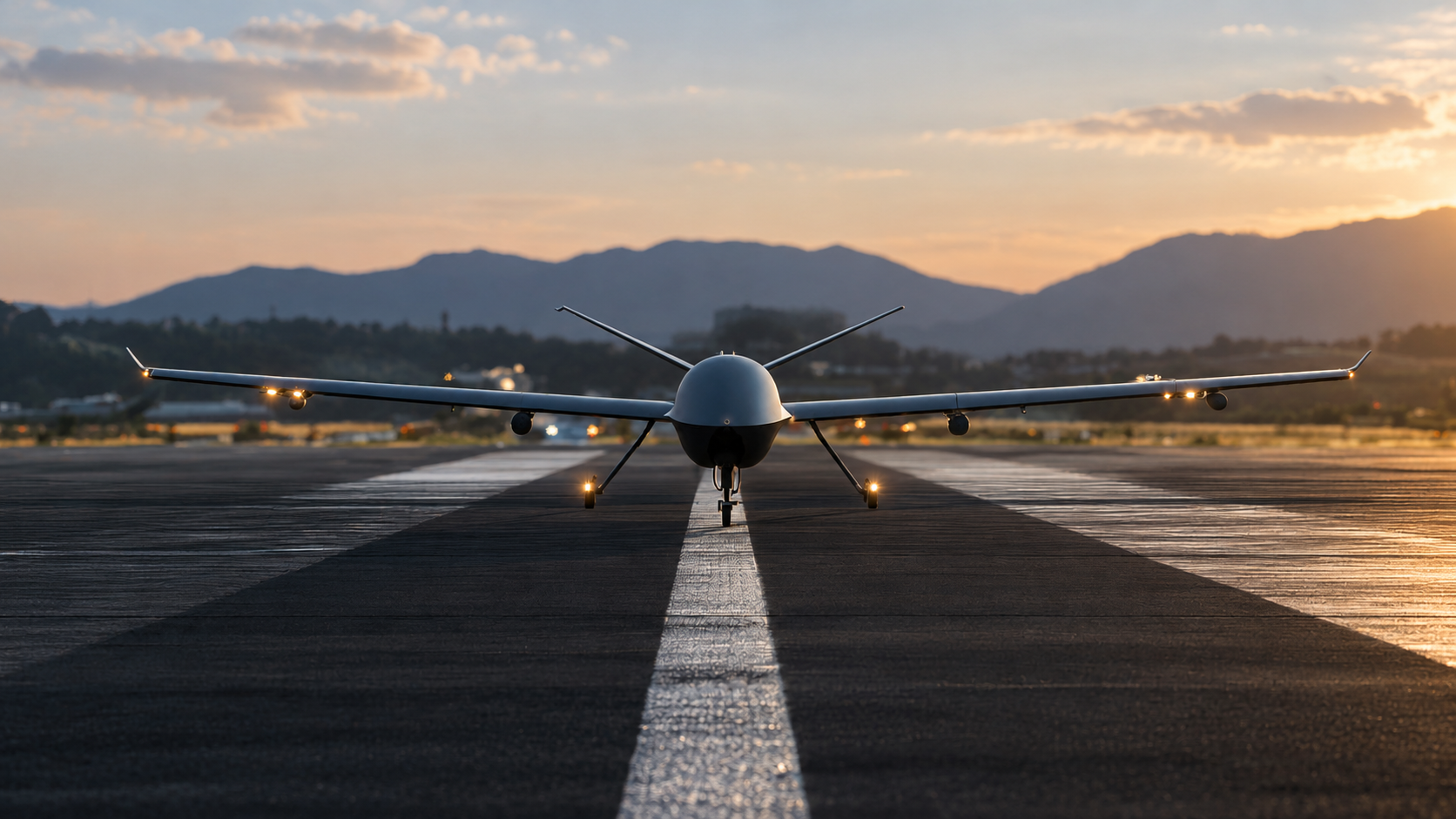 Airplane on runway
