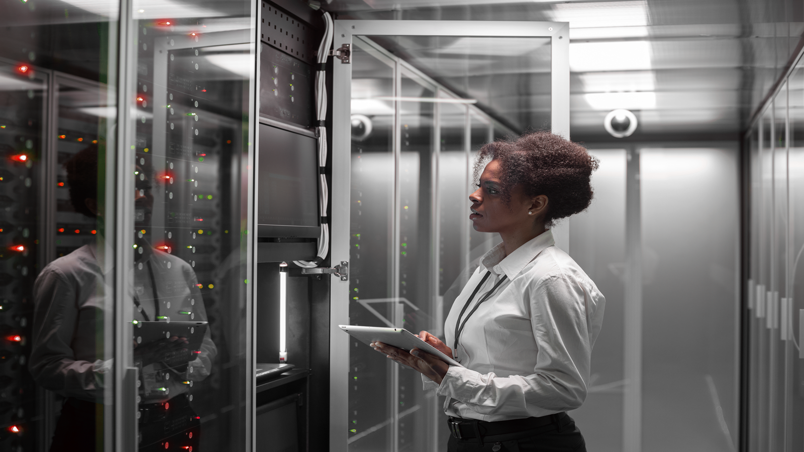 Person testing network security