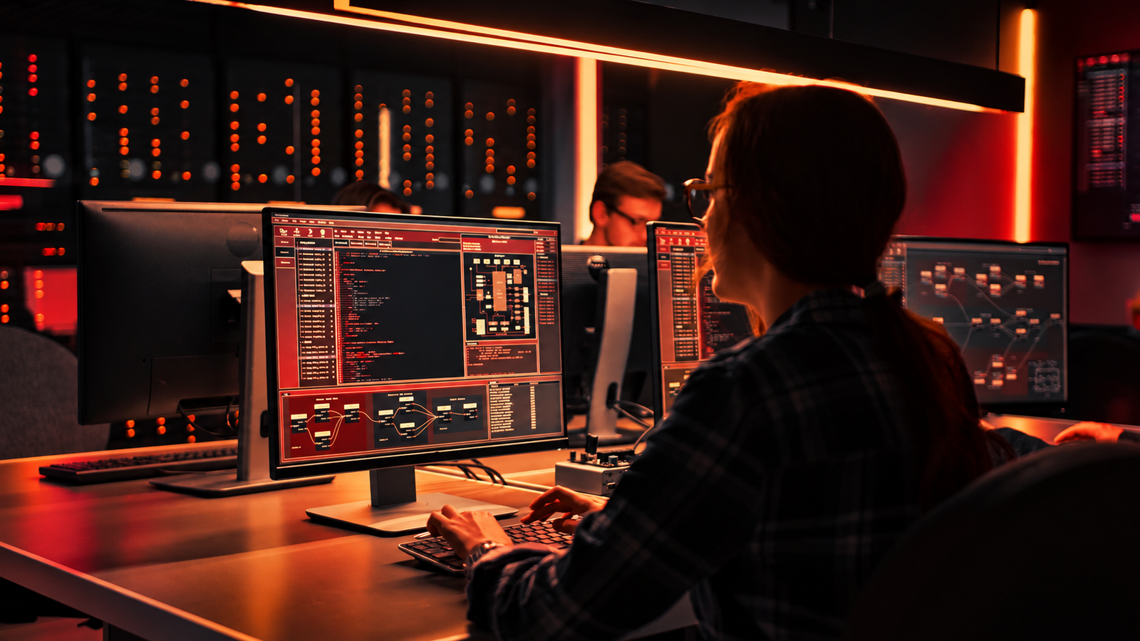 Person monitoring attack simulations