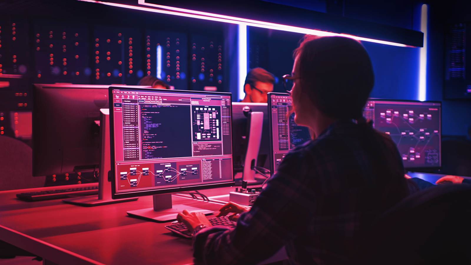Person monitoring attack simulations