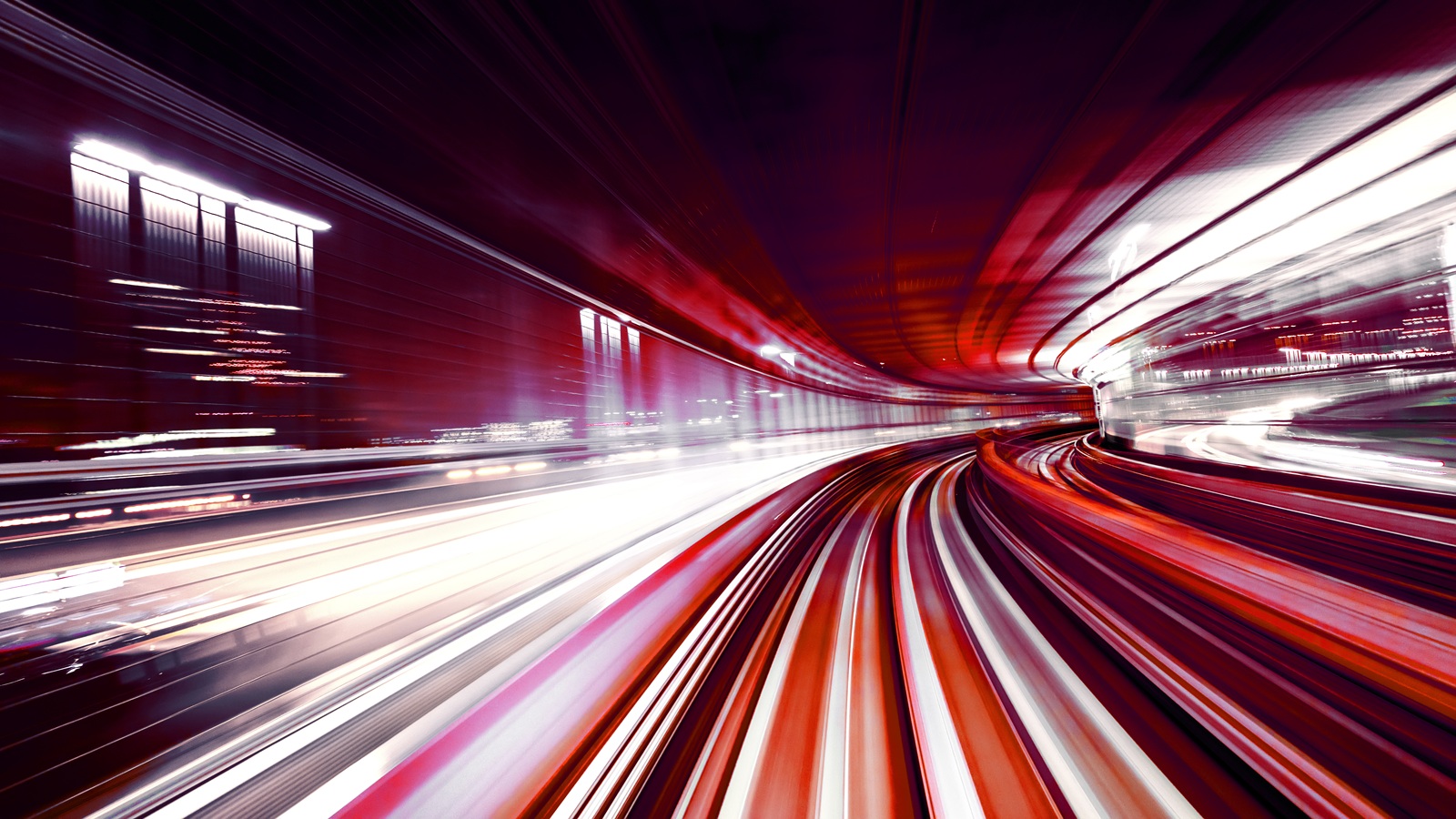 Digital texture showing acceleration down a street