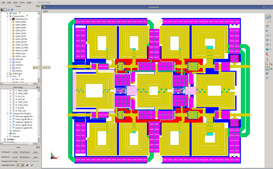 RFIC in RFPro, the new EM simulation environment for circuit design