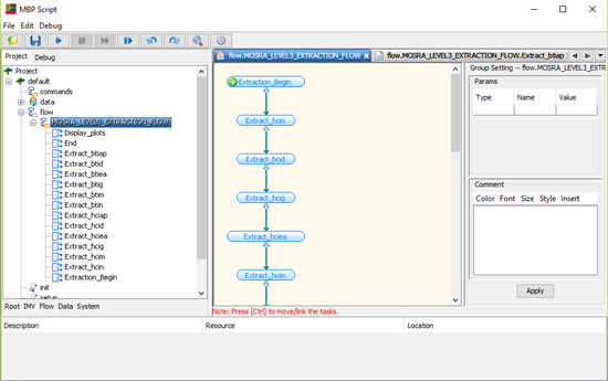 MOSRA level 3 Extraction Package Script-Based Flow