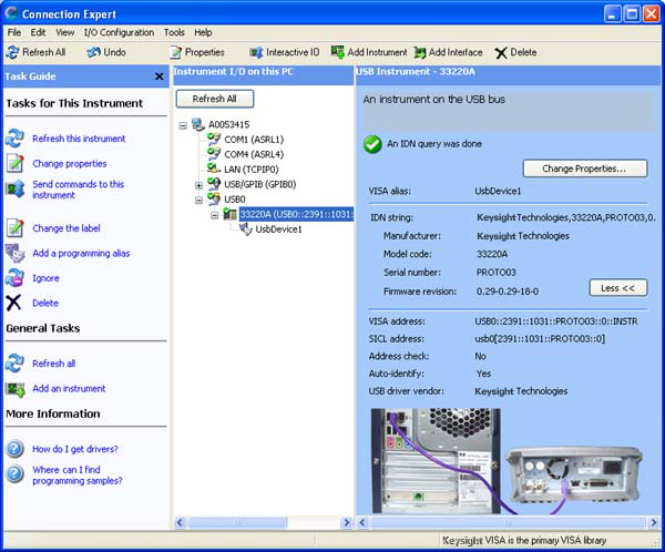 Keysight Connection Expert