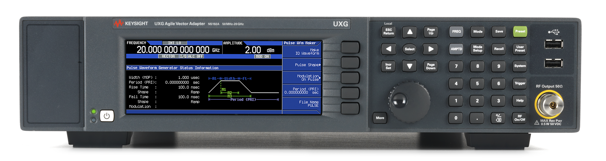 N5192A UXG XSeries Vector Adapter, Modified Version, 50 MHz to 20 GHz