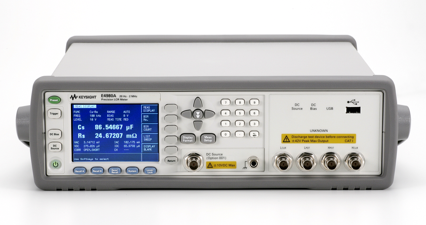 Precision LCR Meter, 20 Hz to 2 MHz Keysight