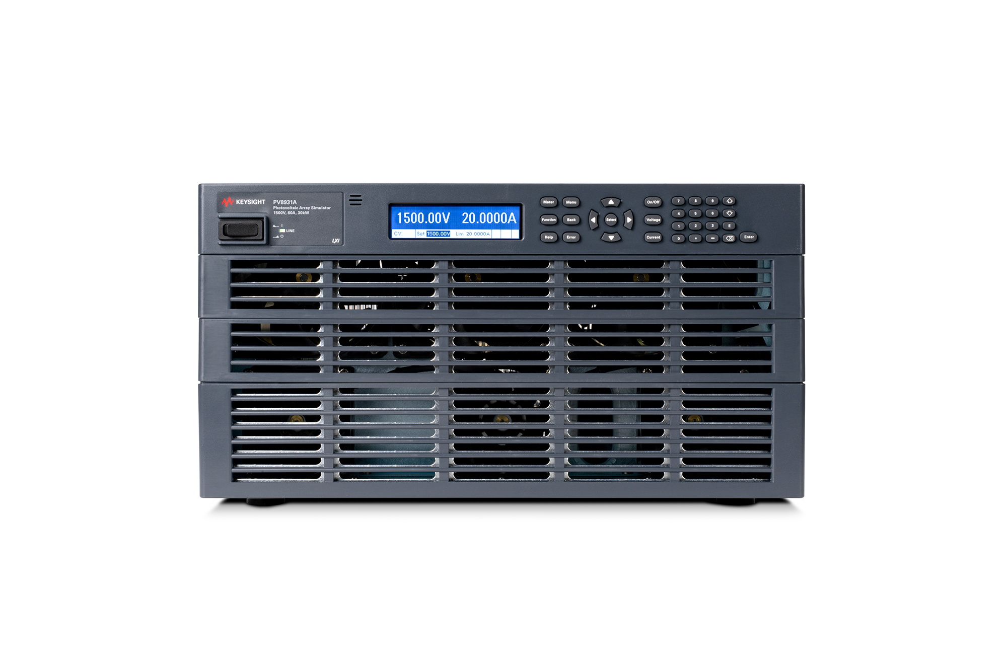 NU2 클래스 태양광 어레이 시뮬레이터 이미지, 30 kW, 400/480 VAC