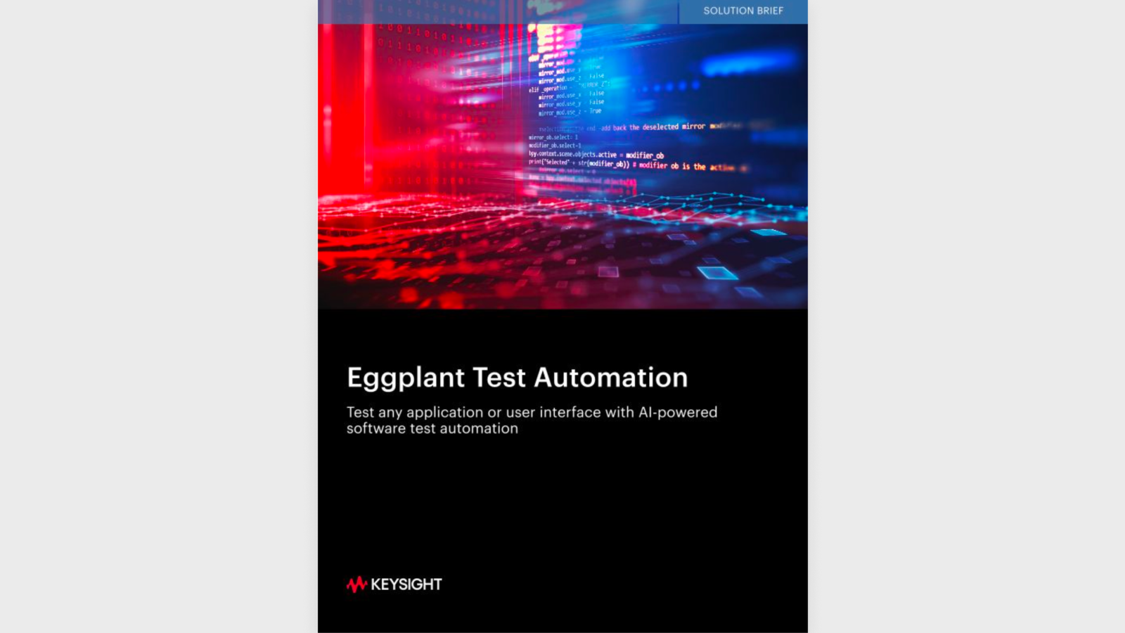 Eggplant Test Solution Brief