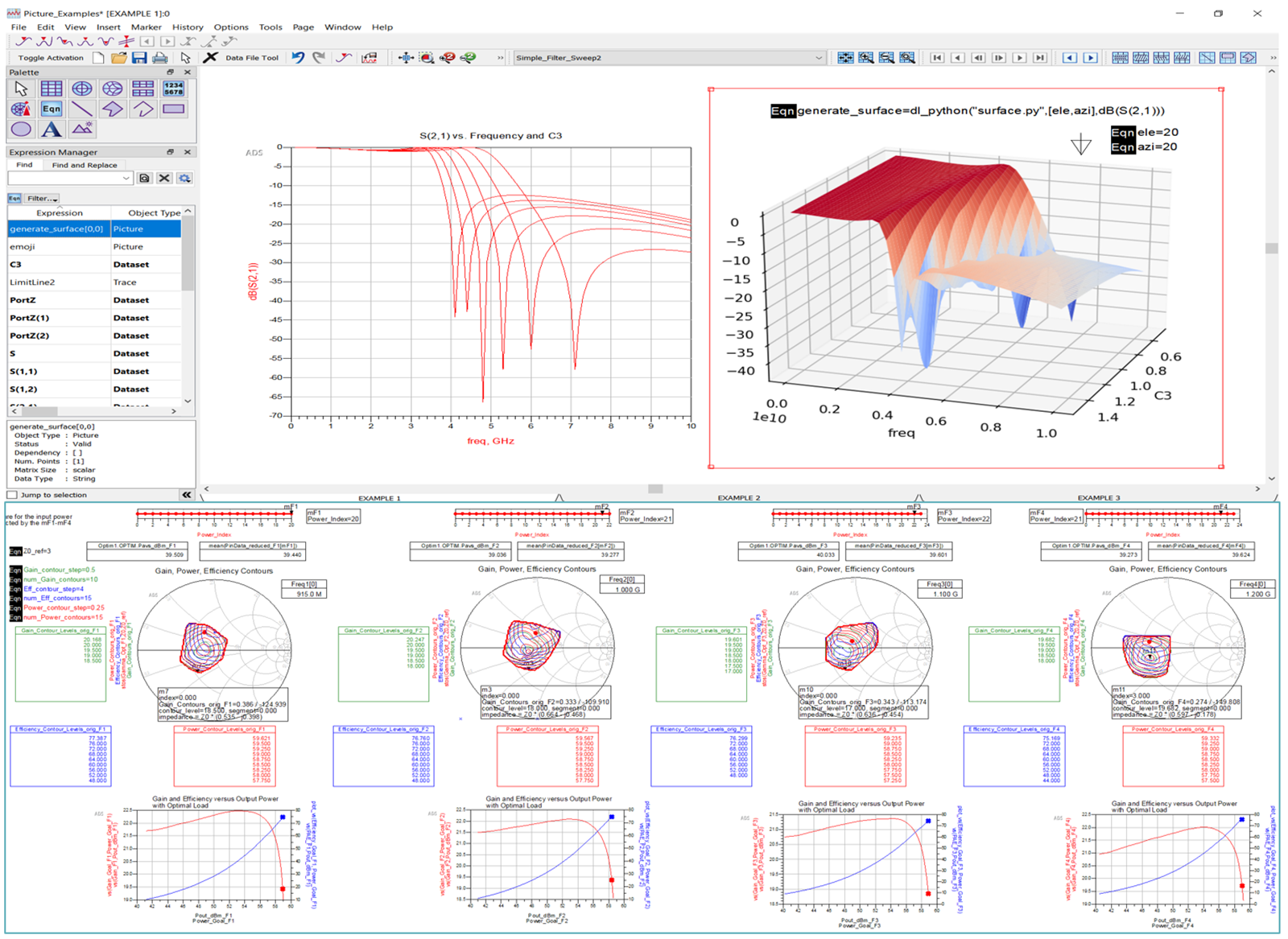 ADS Data Display Data Analysis Software Screenshot