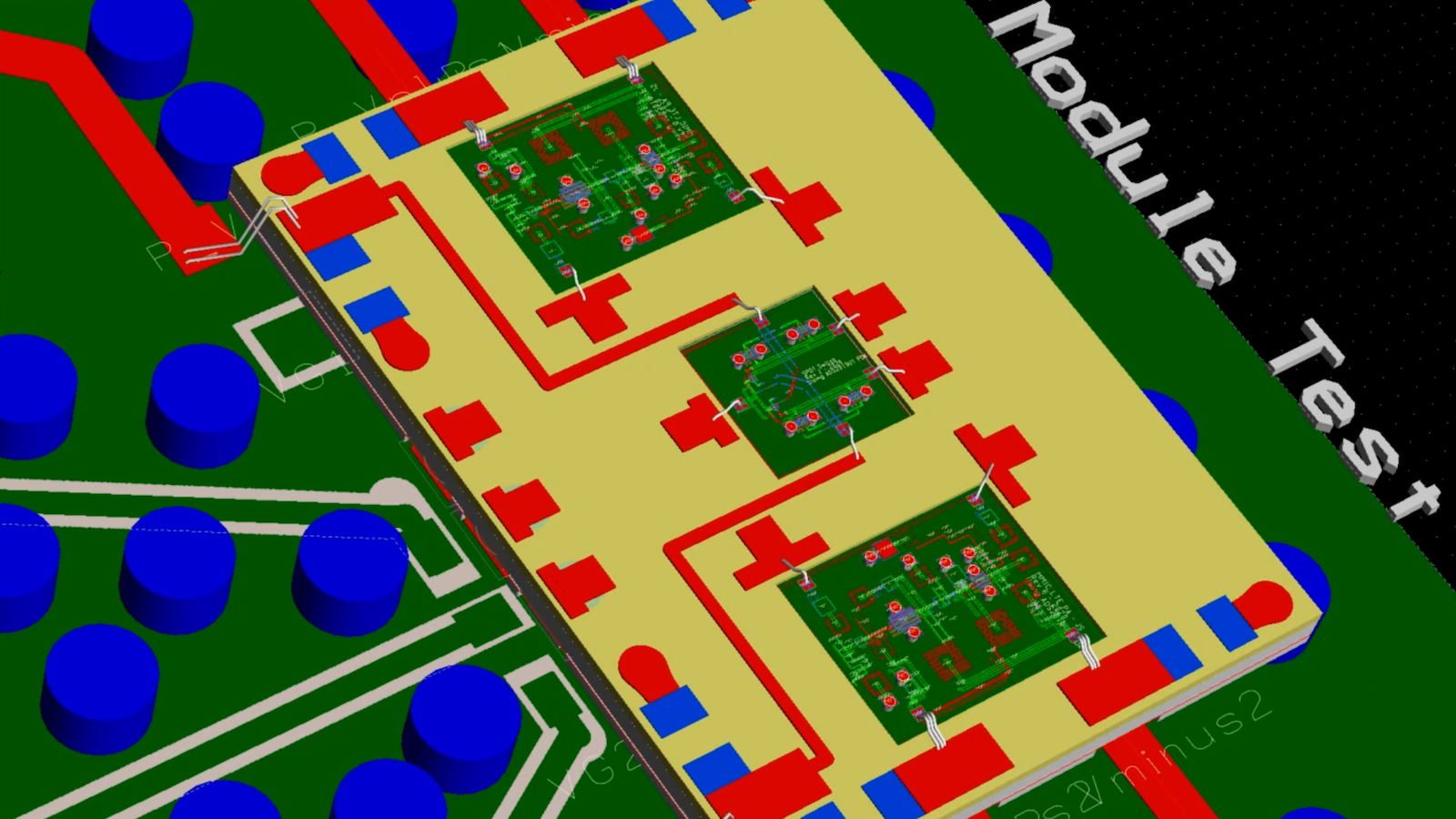 Screenshot of electromagnetic co-simulation