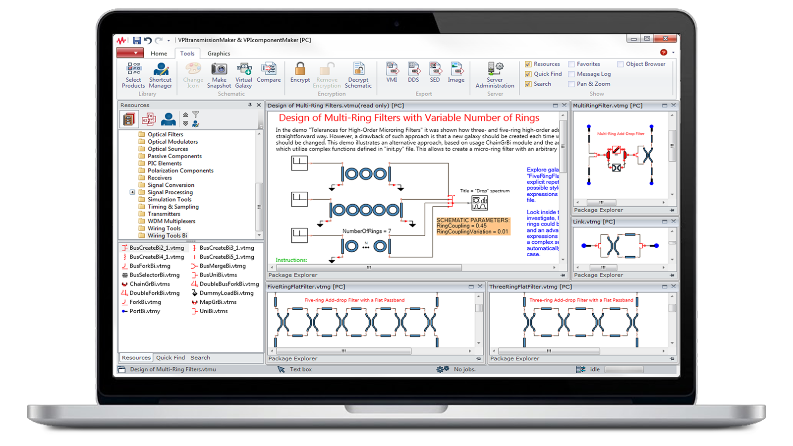 Design Advanced Photonic Circuits on laptop