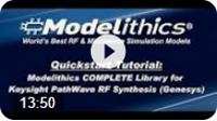 Modelithics QuickStart Tutorial For Keysight Pathwave RF Sysnthesis