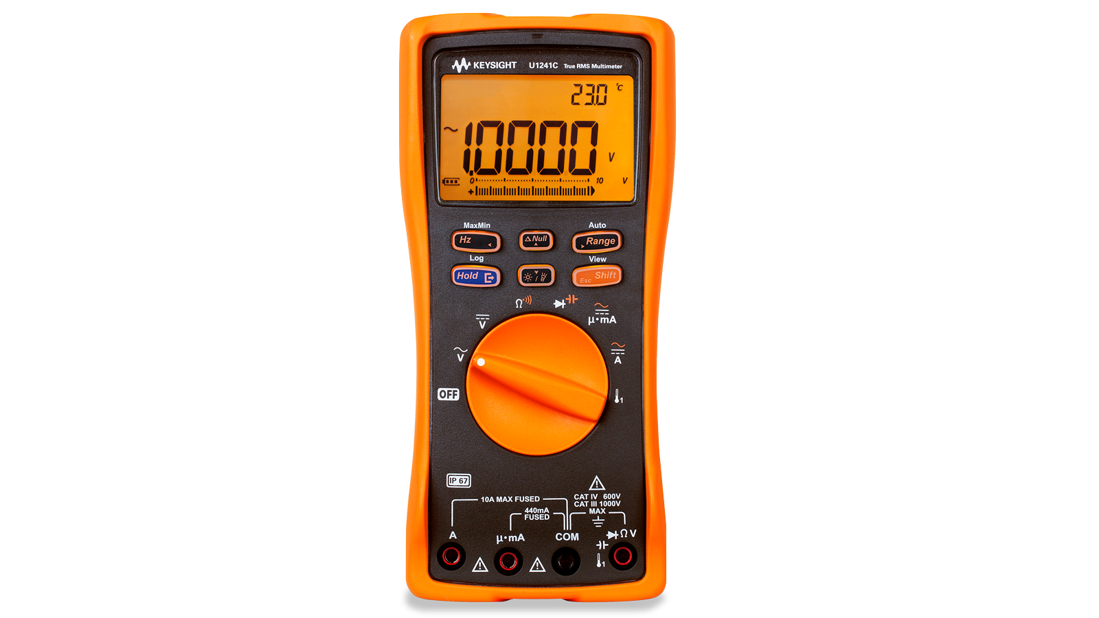 Image of  Handheld Digital Multimeter, 4 Digit, IP67