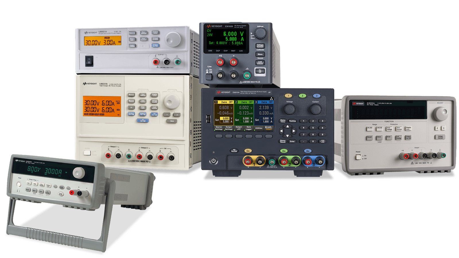 E36300 Series Triple Output Power Supply