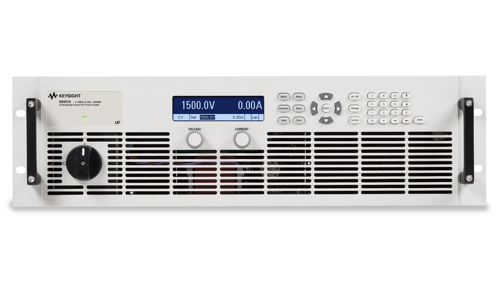 N8900 고출력 자동범위설정 전원 공급기 -전면