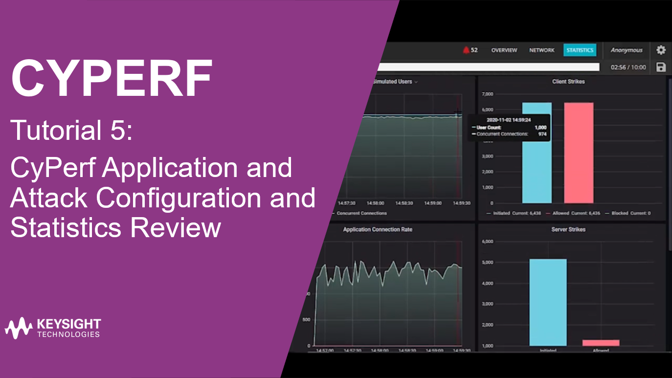 Application / Attack Configuration and Statistics Review