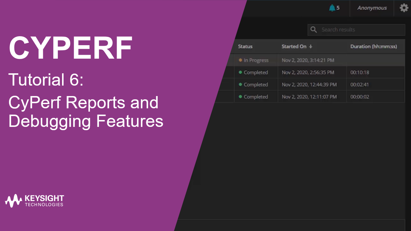 Utilizing CyPerf's Reports and Debugging Features