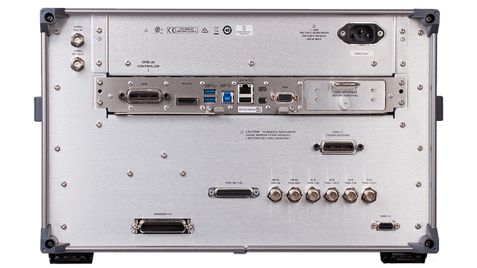 N5232B PNA-L network analyzer back plate view 