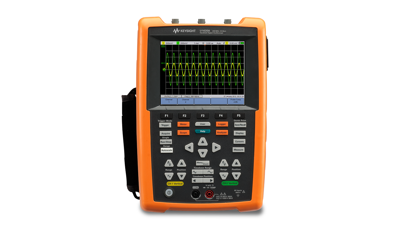 U1600 Series Handheld Oscilloscopes