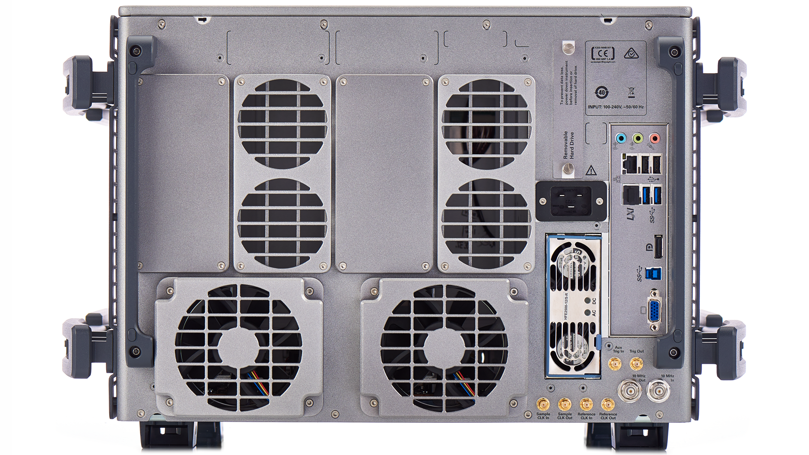 Rear  view of Infiniium UXR Real-Time High-Performance Oscilloscope