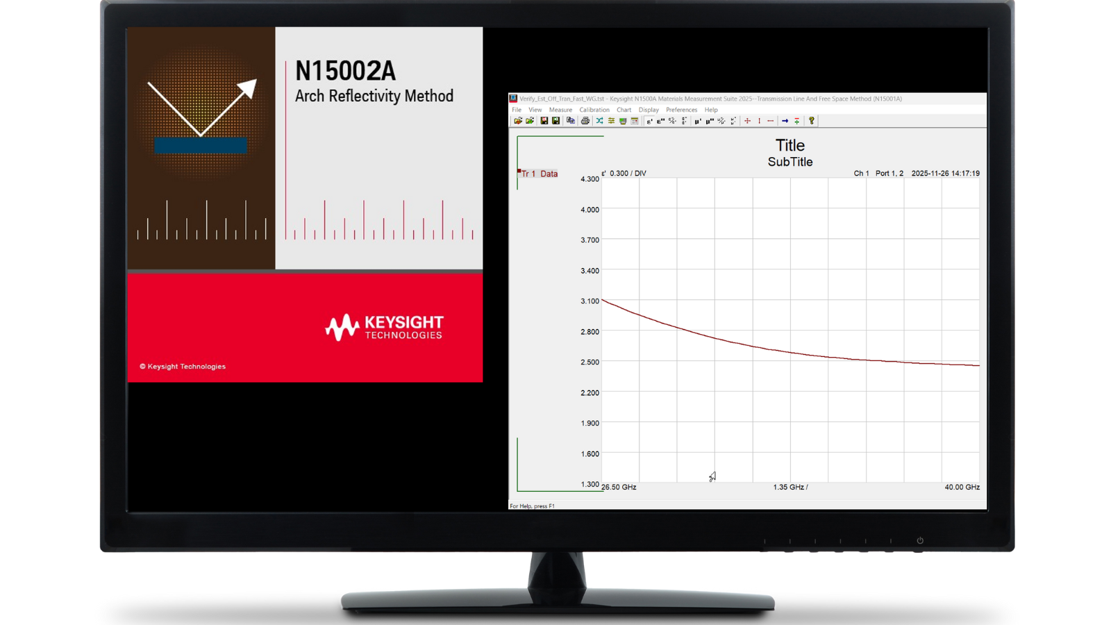 Image of  Materials Measurement, Arch Reflectivity Method