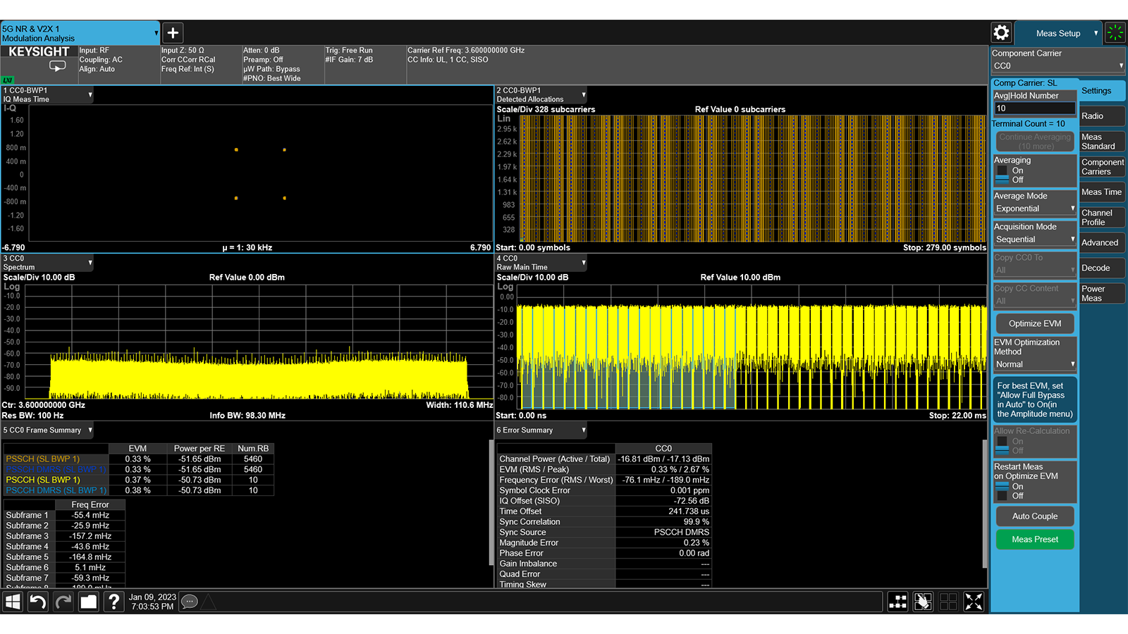 N9085EM4E NR V2X Measurement Application