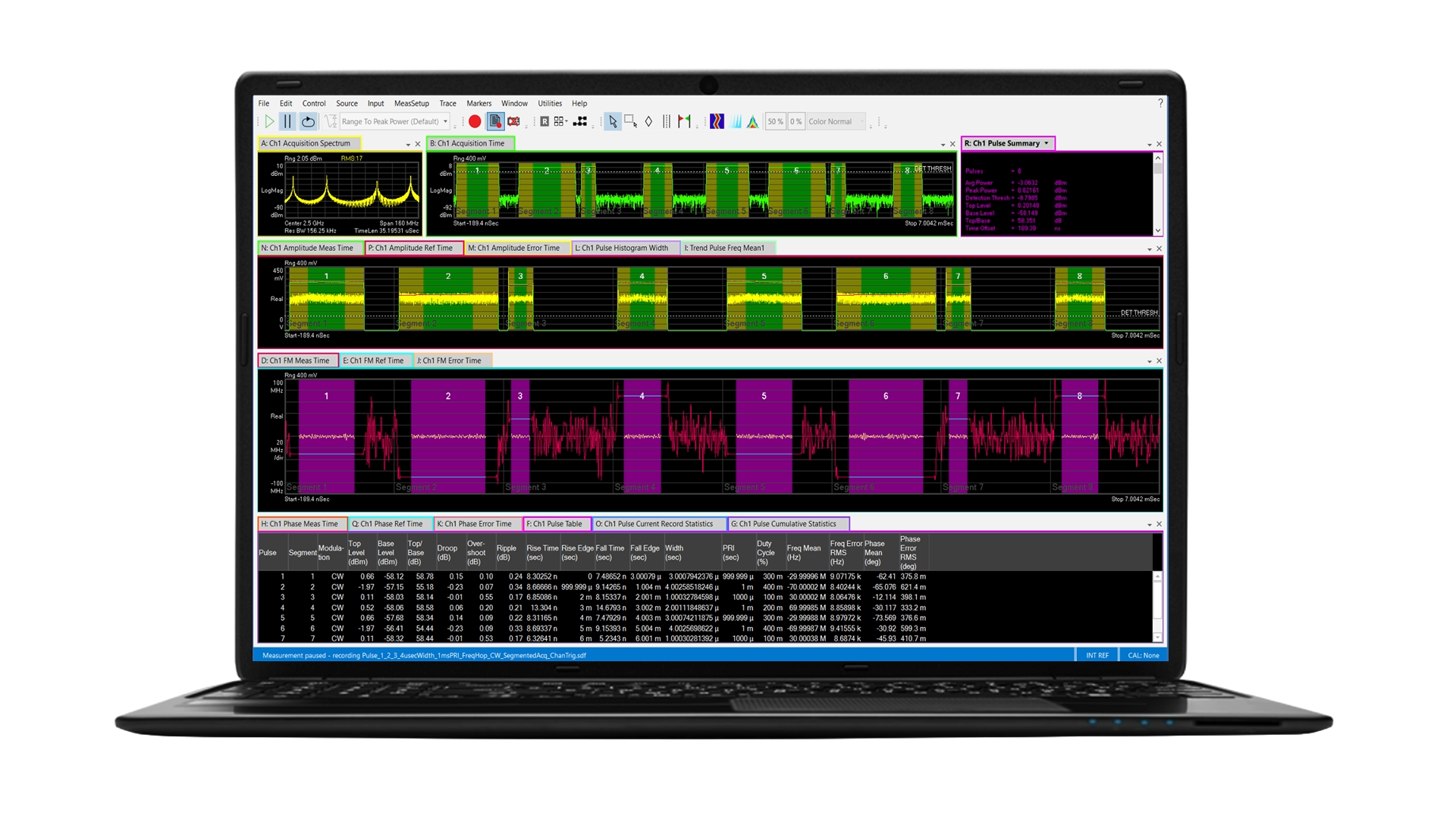 Image of  89600 VSA Radar Pulse Analysis