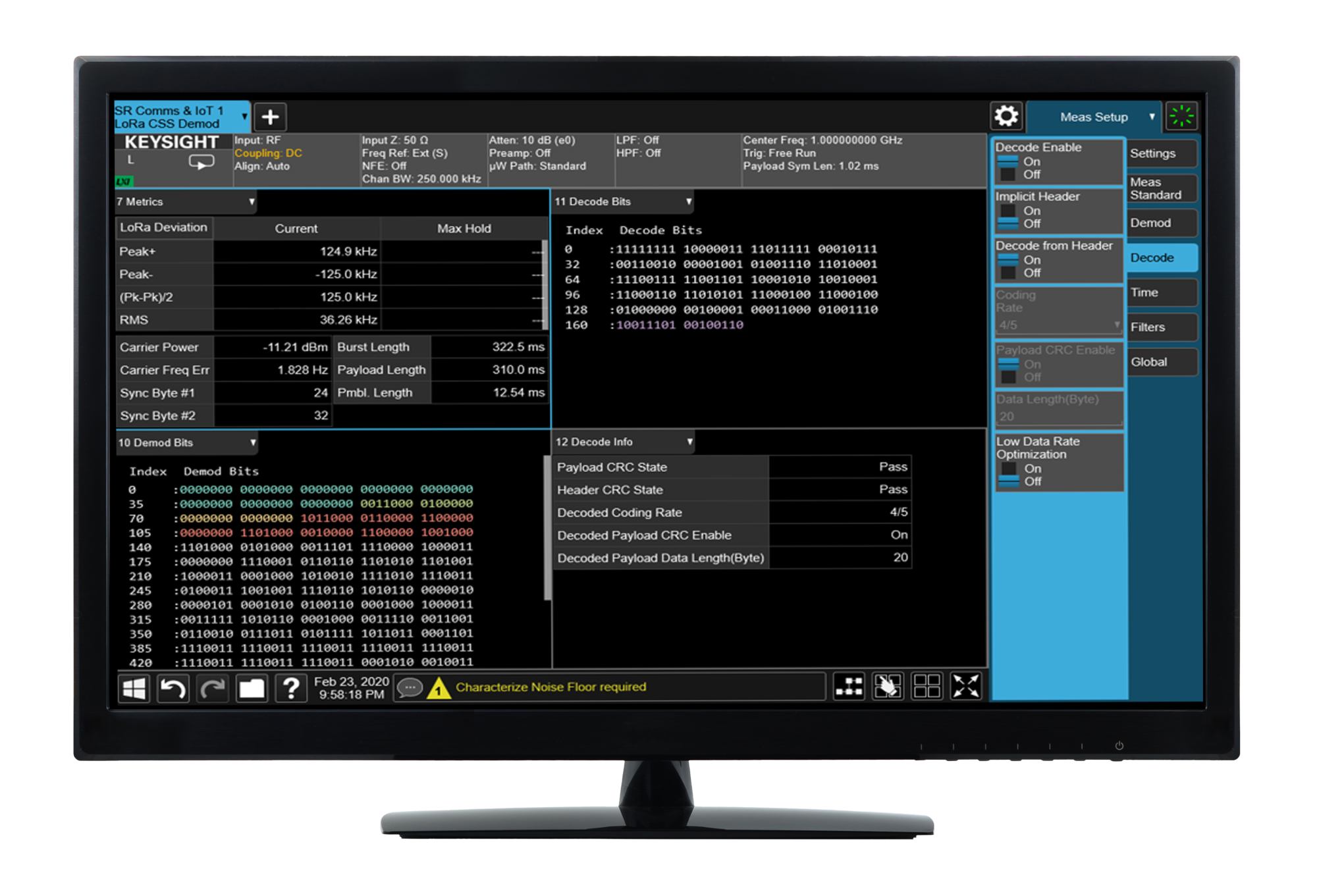 Image of  Short Range Communications and IoT Measurement Application, Multi-Touch UI