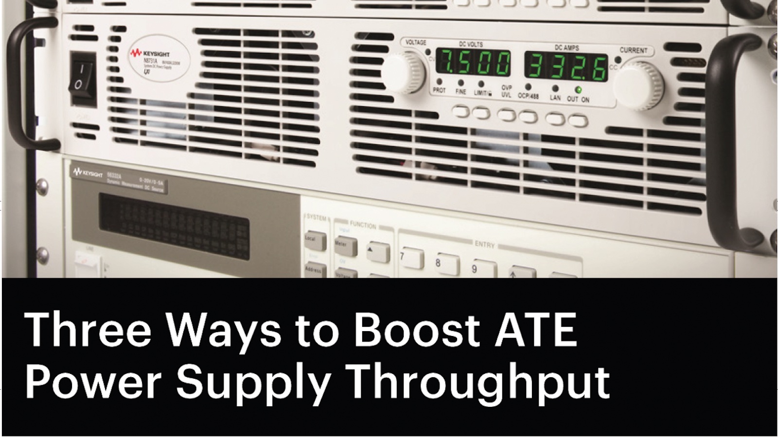 N6700 시리즈 모듈러 시스템 전원 공급기 | 키사이트