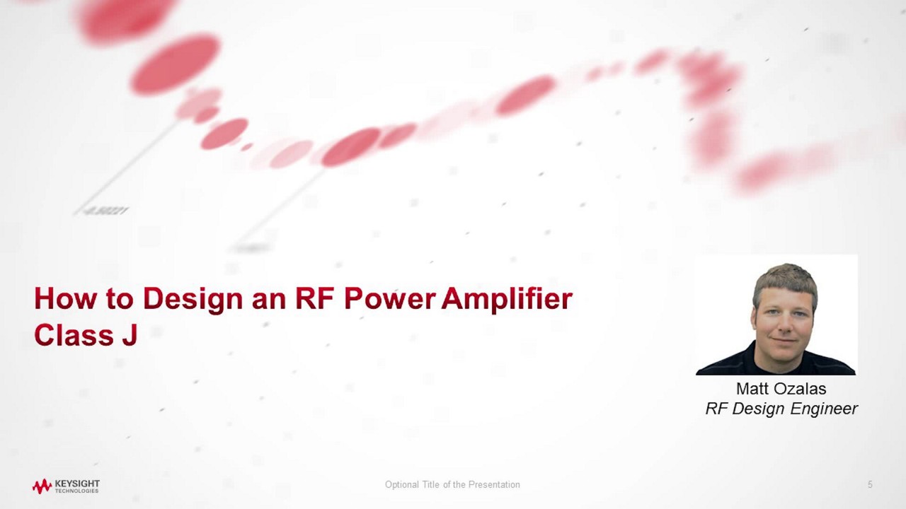 Lesson 5 - Class J Power Amplifiers 