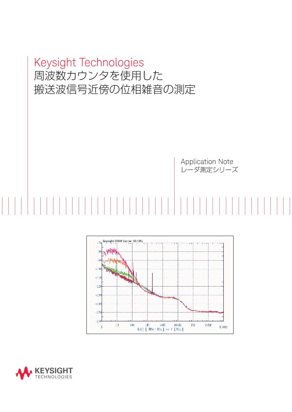 周波数カウンタを使用した搬送波信号近傍の位相雑音の測定 | キーサイト