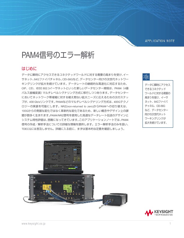 PAM4信号のエラー解析