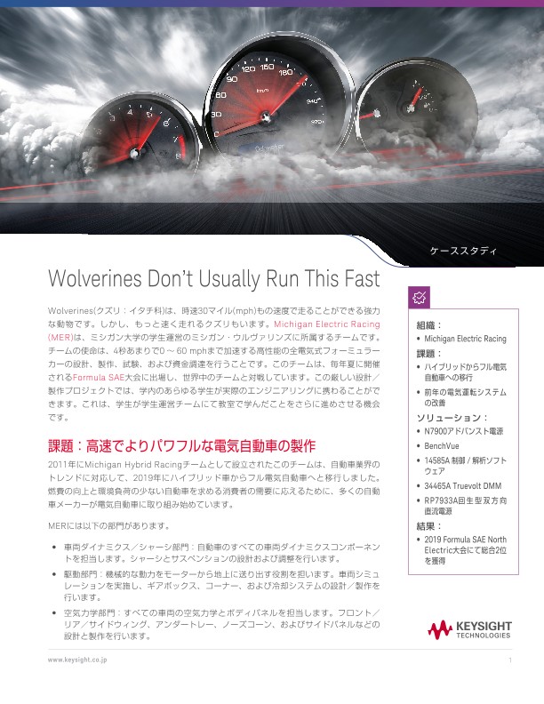Wolverines Don’t Usually Run This Fast