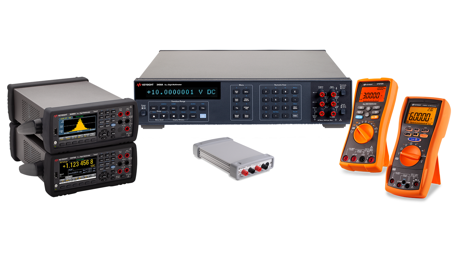 Keysight Digital Multimeter (DMM): Benchtop, Handheld, and Modular DMMs
