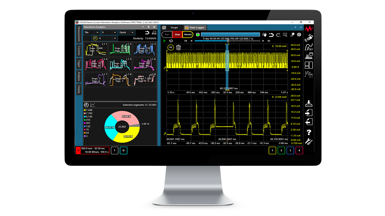 Current Waveform Analyzer Software