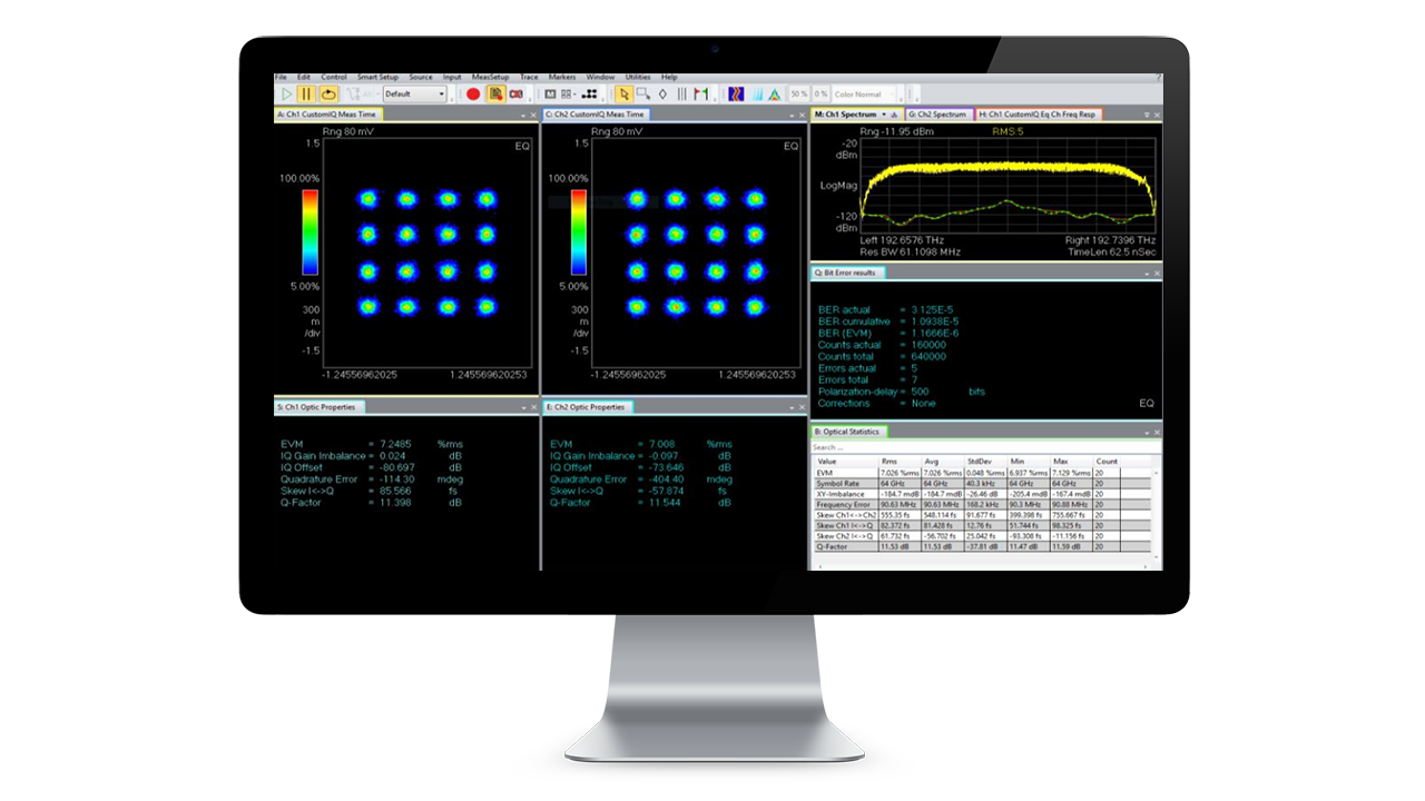 Optical Modulation Analyzer Software