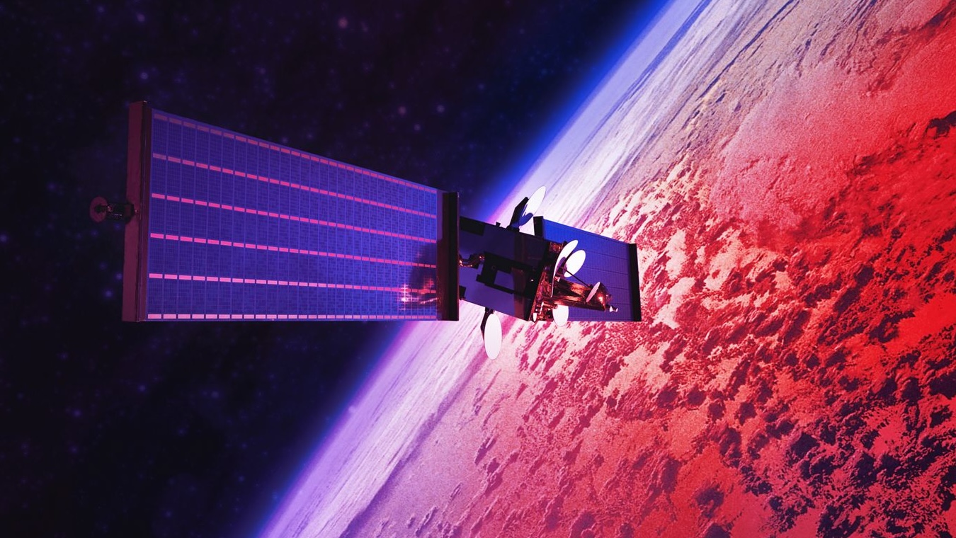 地球を周回する非地上系ネットワーク（NTN）衛星