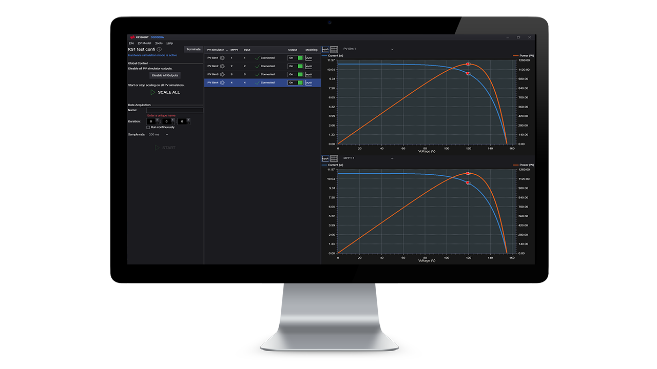 Advanced Photovoltaic 8-Input Inverter Test Software