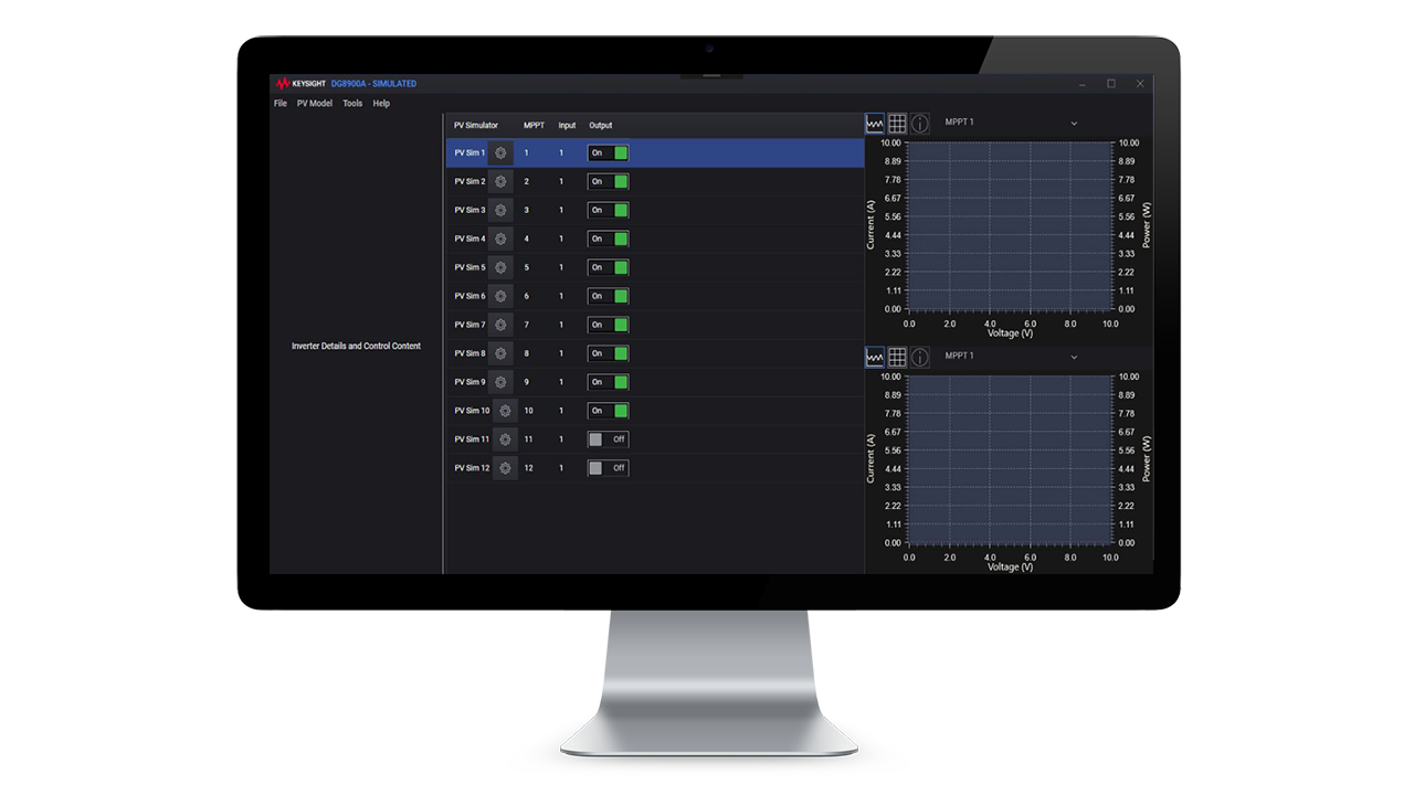 DG9112A Photovoltaic Inverter Test Software