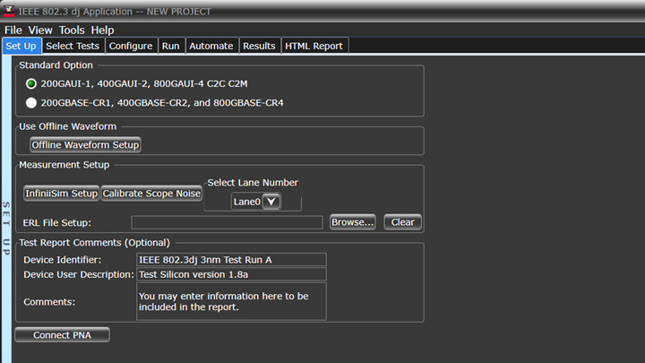 UXR Measurement Selection 212G