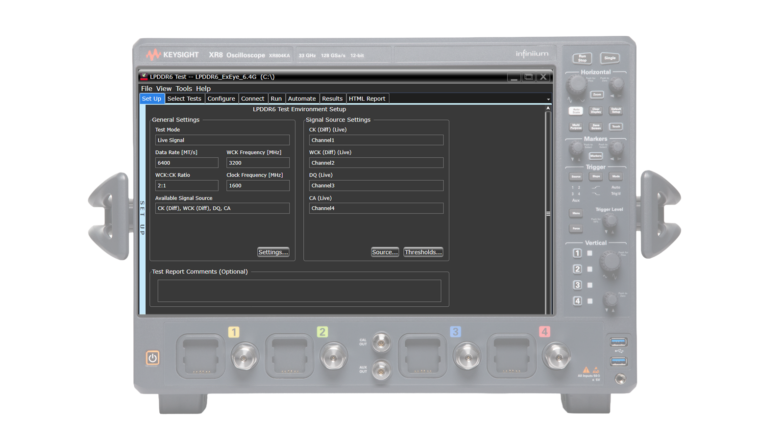 D9360LDDC LPDDR6 Transmitter Compliance Test Software