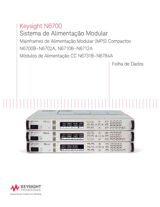 N6700 Modular Power System Family 
