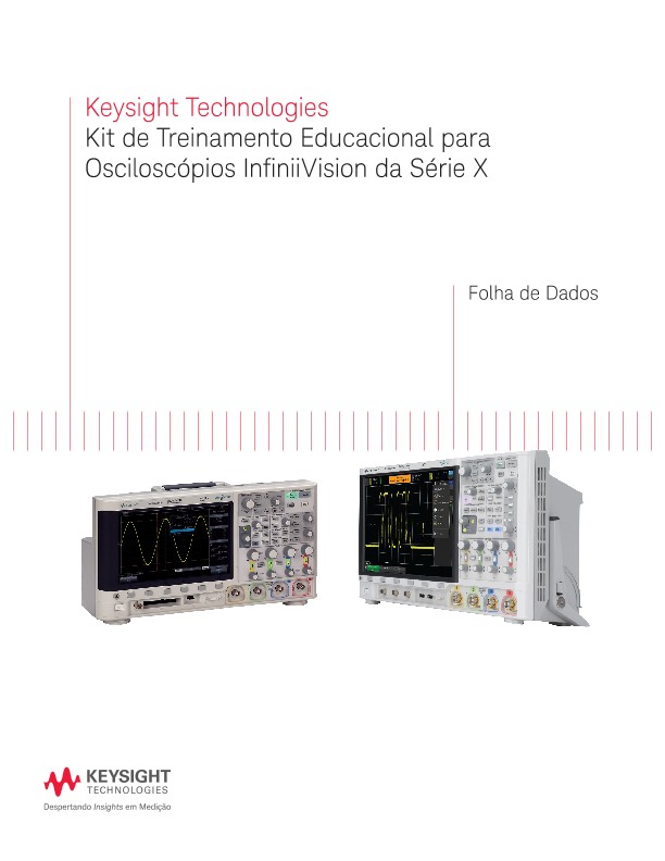 Kit de Treinamento em Osciloscópios InfiniiVision Séries 2000 e 3000