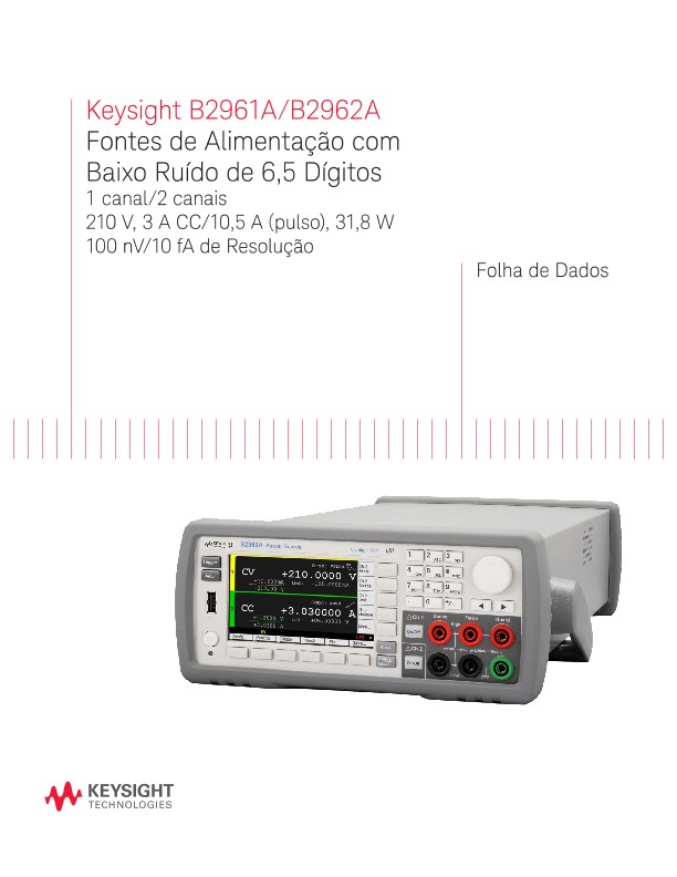 B2961/62A 6.5 Digit Low Noise Power Source 