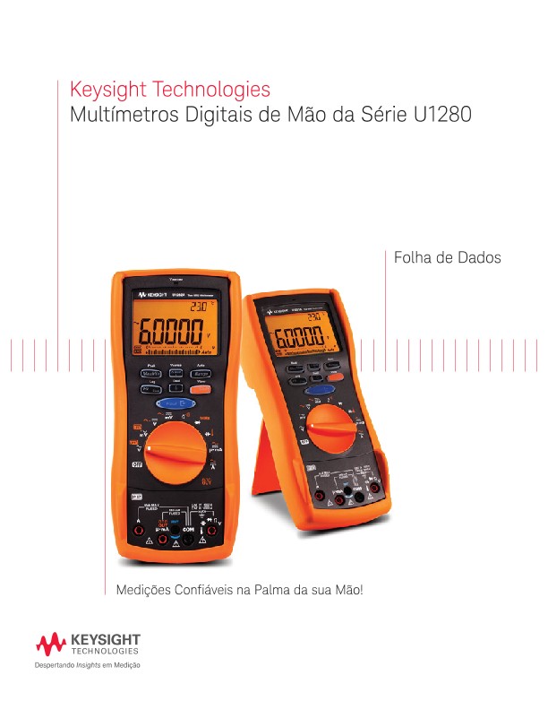 U1280 Series Handheld Digital Multimeters 