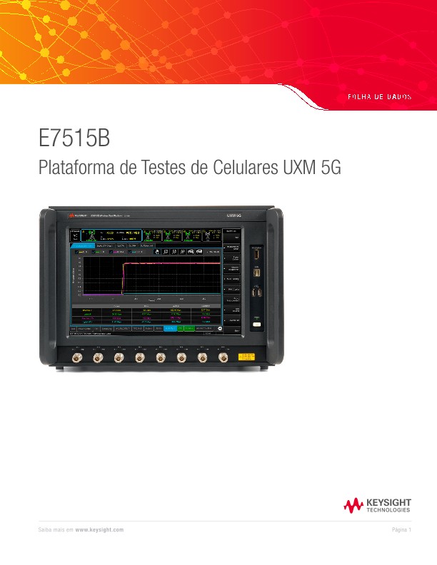 E7515B Plataforma de teste sem fio UXM 5G