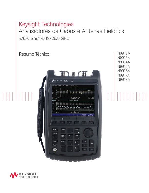 Analisadores de Cabos e Antenas FieldFox - Resumo Técnico