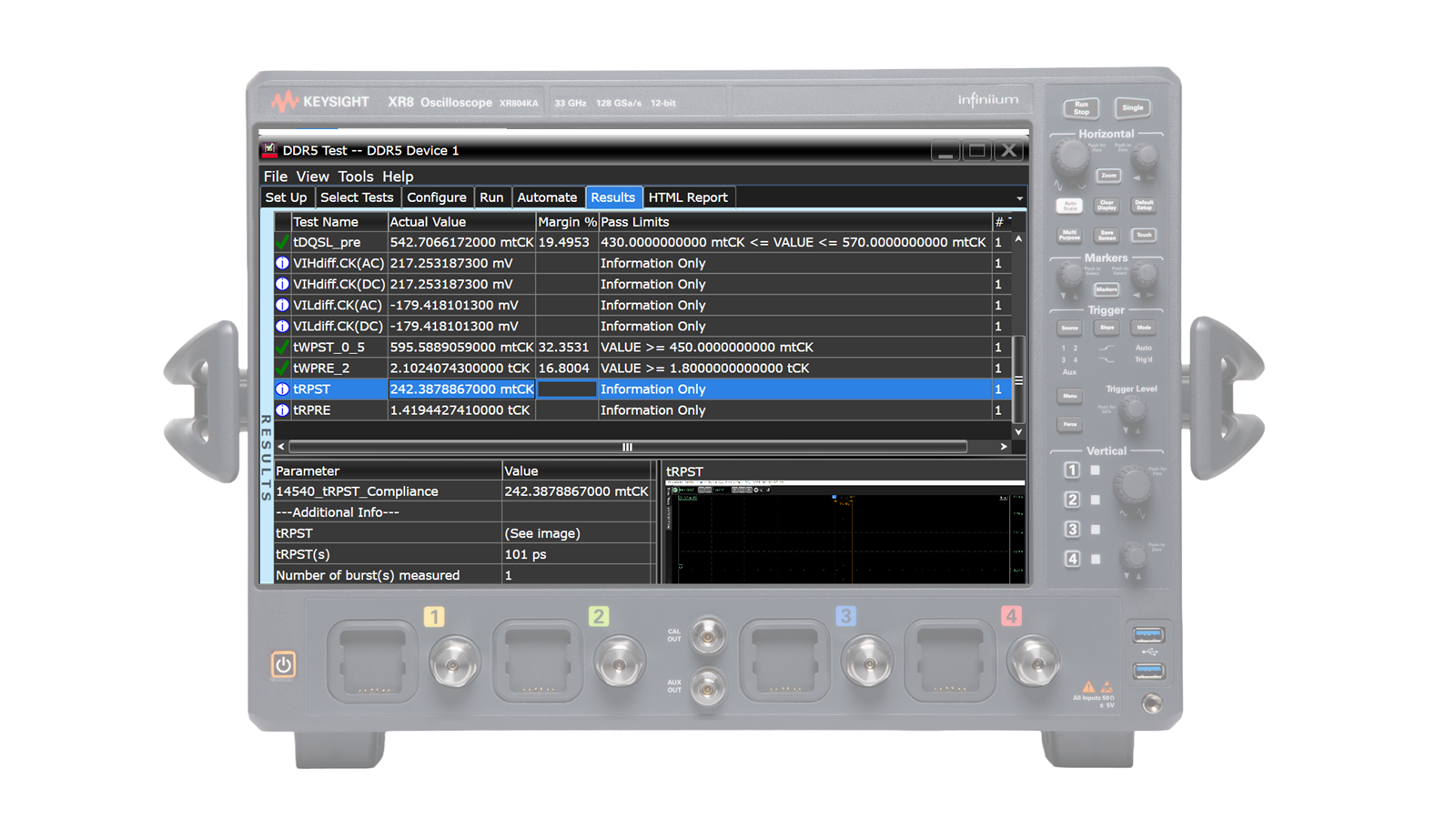 D9350DDRC DDR5 Transmitter Compliance Test Software