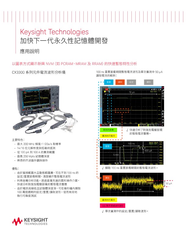 Accelerate the development of Next Generation Non-Volatile Memory 